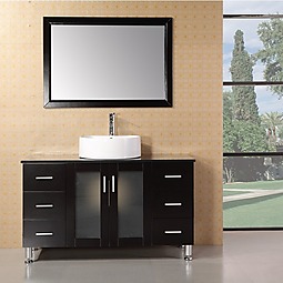 Malibu 48" Single Sink Vanity Set in Espresso Finish Product List Image