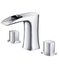 Fresca Fortore Widespread Mount Bathroom Vanity Faucet - Chrome