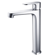 Fresca Gravina Single Hole Vessel Mount Bathroom Vanity Faucet - Chrome