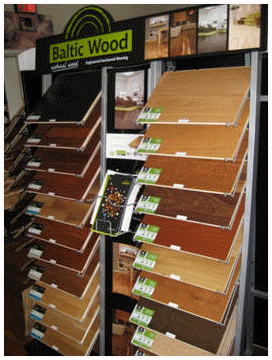 Baltic Wood Flooring Display 