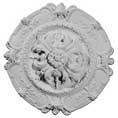 16 1/2"OD x 2 3/8"P x 2 7/8"C Southampton Ceiling Medallion